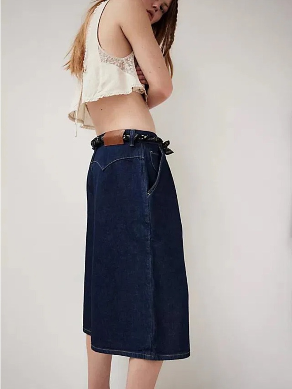 We The Free Antonia Crop Dark Denim Shorts CRVY
Baggy Jort Style NWT 32 - Picture 6 of 11